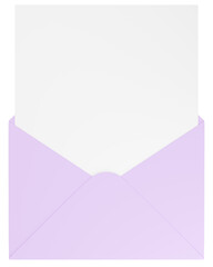 3Dイラスト_レターセット_紫