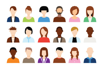 Diverse Avatar Icons: A vibrant collection of diverse avatar icons representing a broad spectrum of individuals. This image represents the wide range of backgrounds, genders and ethnicities.