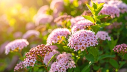 Obraz premium Close-up of delicate pink flowers (1)