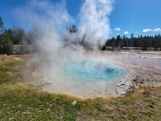 Yellowstone Prismatic Spring Pool