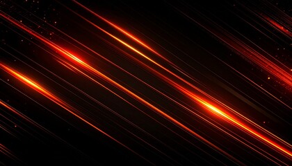Glowing Orange Beam Pattern, a futuristic concept for digital or sci-fi design themes