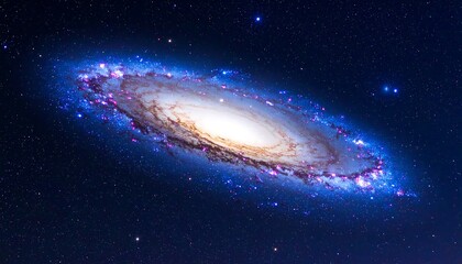 Obraz premium Spiral galaxy in deep space (13)