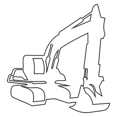 excavator Icon line_1
