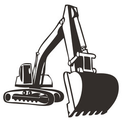 excavator Icon black_3