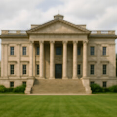 Fototapeta premium blur view of old building