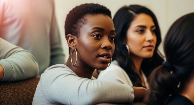 Photo of a diverse group of professionals in a business meeting