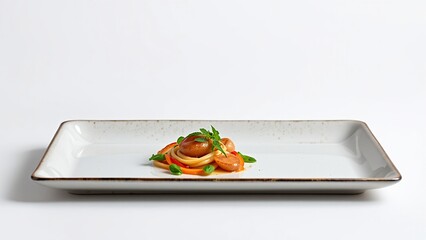 Elegant presentation culinary display, versatile dish, gourmet serving, stylish tableware, refined accessory, sophisticated setting.