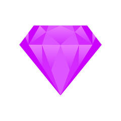Purple Diamond Icon