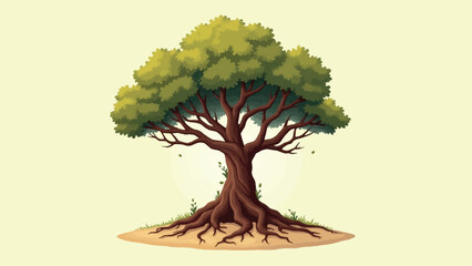 vector illustration of a tree