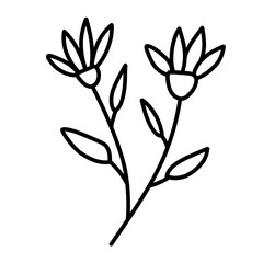 Obraz premium vector illustration of a flower 