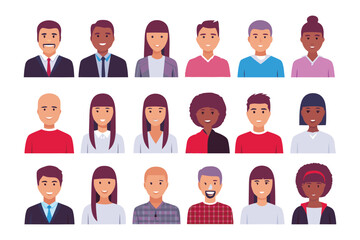 Diversity in Portrait: A collection of various individuals in portraits.