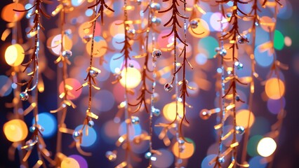Sparkling decor festive glitter, playful shimmer, party adornment, whimsical accent, joyful reflection, celebratory magic.