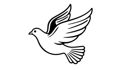 dove, peace, symbol, white bird, olive branch, freedom, harmony, hope, purity, spirituality, wings spread, flying dove, peaceful icon, unity, love, calm, serenity, gentle, soft feathers, illustration,