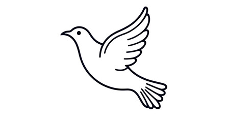 dove, peace, symbol, white bird, olive branch, freedom, harmony, hope, purity, spirituality, wings spread, flying dove, peaceful icon, unity, love, calm, serenity, gentle, soft feathers, illustration,