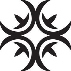 Perun Symbol Silhouette Vector for Perun Day