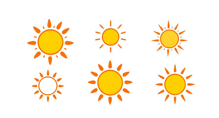 vector sun illustrations, sun icon pack, decorative sun icons, sun motif, celestial icons, solar system sun icon, sun with rays, sunny weather vector, sun clip art set, star sun icon, sunshine vector 