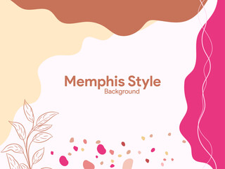 back to school memphis style template