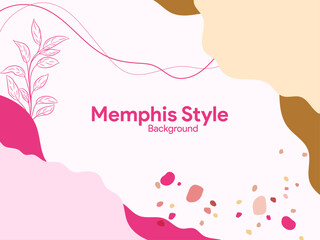 back to school memphis style template