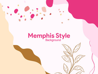back to school memphis style template