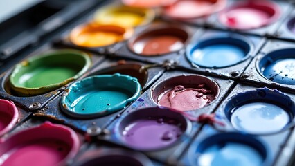 Luminous hues fluid painting, expressive washes, translucent effects, artistic medium, vibrant pigments, creative fluidity.