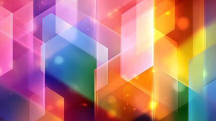Abstract colorful hexagon background design for wallpaper banner and presentation graphic illustration