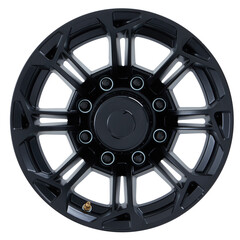 Obraz premium Car Wheel Rim On PNG Transparent Background. Cut-Out Clipping Path With Adobe Photoshop Pen Tool . PNG Transparent Car Wheel , PNG Rim 