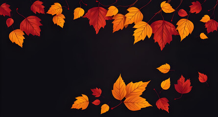 fall leaves backdrop, autumn season wallpaper, golden leaves background, orange leaves background, fall foliage design, autumn pattern background, nature autumn background, maple leaves background, co