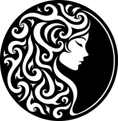 Fototapeta premium tribal tattoo, sun tattoo, spiral tattoo design bundle