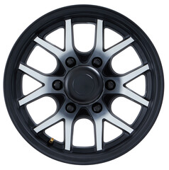 Fototapeta premium Car Wheel Rim On PNG Transparent Background. Cut-Out Clipping Path With Adobe Photoshop Pen Tool . PNG Transparent Car Wheel , PNG Rim 