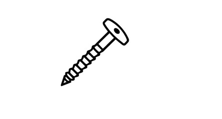 screw icon, slotted screw icon, wood screw icon, metal screw icon, screw design vector, screw clipart, screw hardware vector, screw symbol, screw outline, screw tool icon, screw nut vector, screw and 