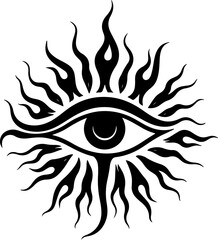 Obraz premium tribal tattoo, sun tattoo, spiral tattoo vector design budnle