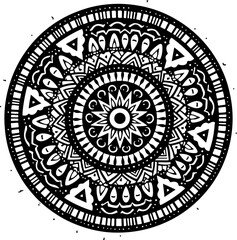 Obraz premium Tribal Sun & Moon Mandala Vector bundle graphics