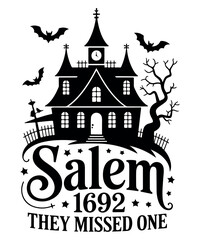 Salem 1692 Witch Shirt – They Missed One