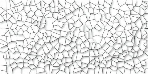Obraz premium Abstract geometric pattern composed of polygonal cells with 3d effect seamless background for design projects