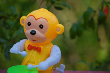 Monkey Toy with Drum for Children
