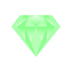 Green Gemstone Illustration