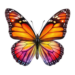 butterfly isolated on white background