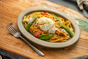 イタリアンパスタ　Typical Italian dish pasta (spaghetti)