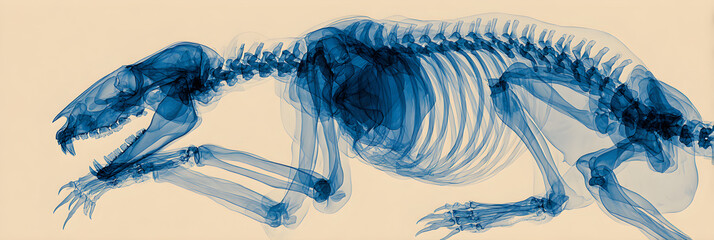 Translucent Wonders: An X-Ray Exploration of Animal Anatomy's Intricate Beauty