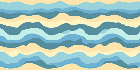 Abstract wavy layers of pastel colors (1)