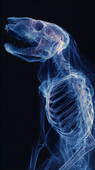 Translucent Wonders: An X-Ray Exploration of Animal Anatomy's Intricate Beauty