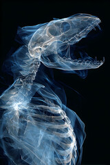 Translucent Wonders: An X-Ray Exploration of Animal Anatomy's Intricate Beauty