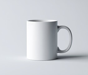 Obraz premium Blank white mug, simple and clean