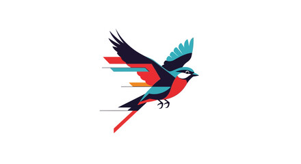 Fototapeta premium vector illustration of a bird