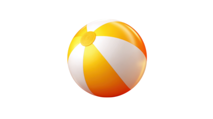 3D Orange Question Mark Icon on Transparent Background