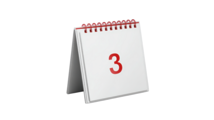 3D Orange Question Mark Icon on Transparent Background