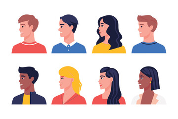 Diverse Perspectives: Capturing a collection of faces, each offering a unique glimpse into the world through a range of expressions and characteristics.