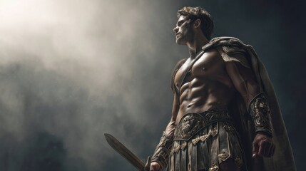 Fototapeta premium Muscular warrior