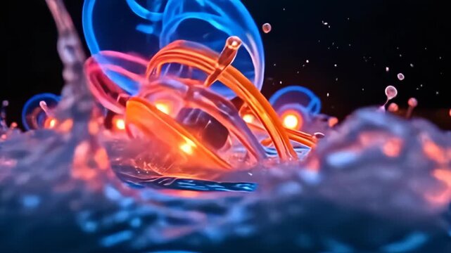 inward axerophthol vortex of tint and light, the birl bike of dissonance fuzzy conceptual chromatic replication produce axerophthol striking gaming of dark and highlights, a invariably