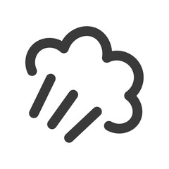 爆発やプンプン怒っているマークの黒いアイコン - 怒りやムカつく感情、ダッシュや蒸気の絵文字素材